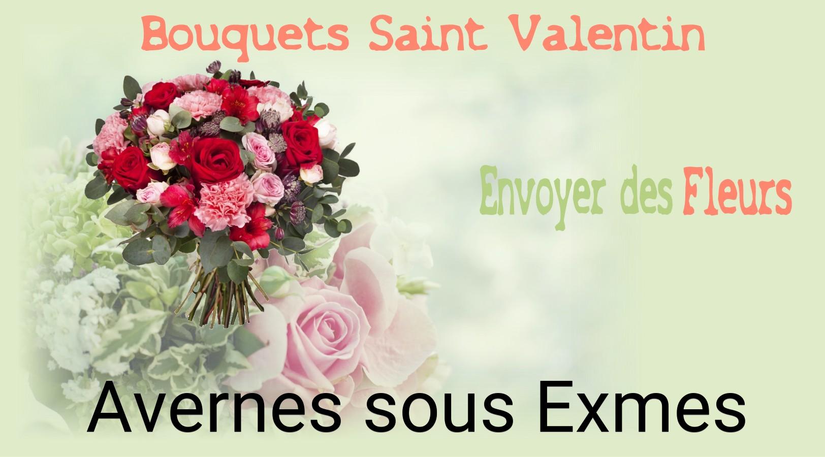 Roses de Saint-Valentin livrées à Avernes-sous-Exmes